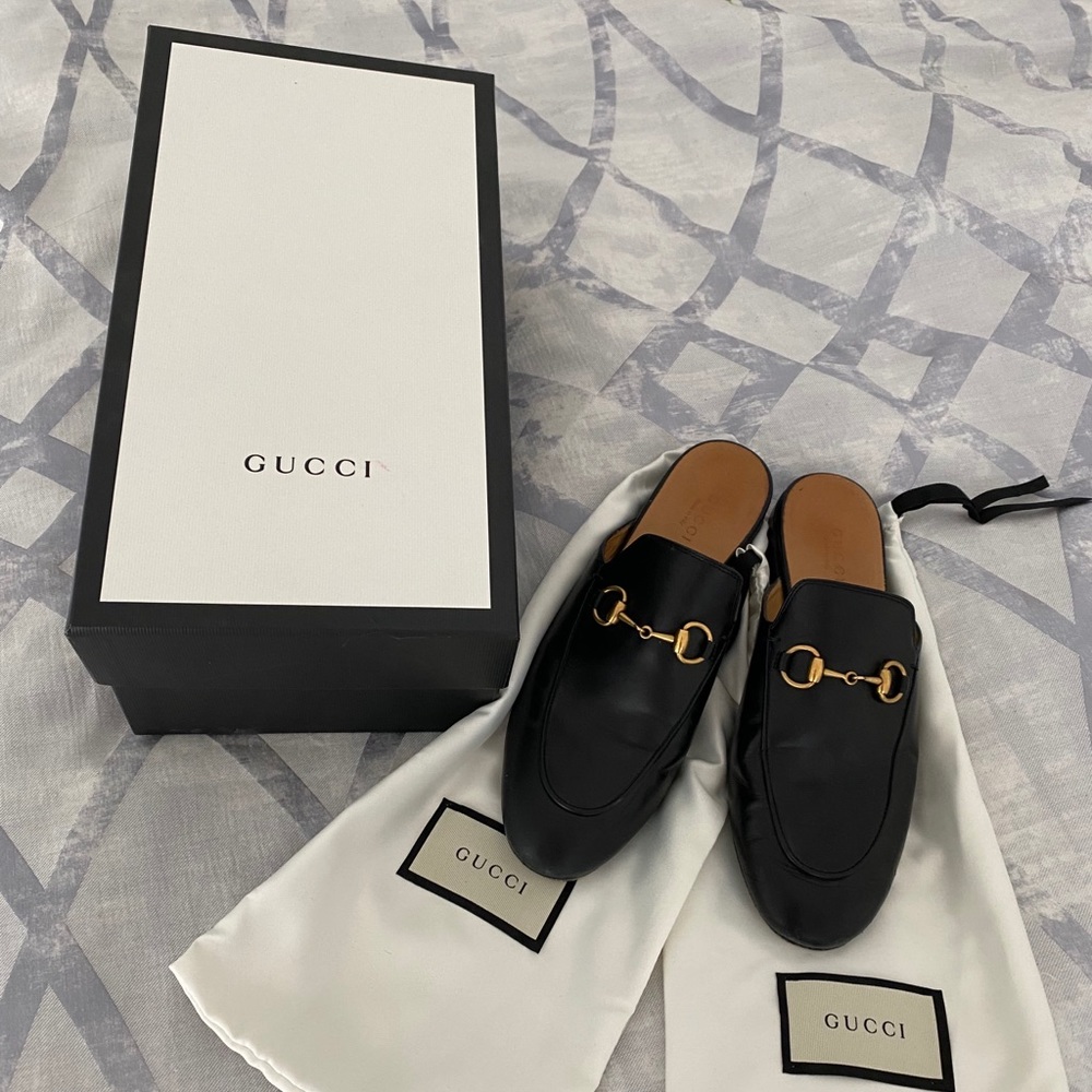 Gucci Princetown Leather Slipper